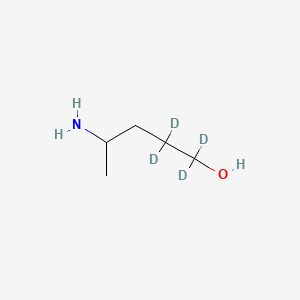 molecular formula C₅H₉D₄NO B1144809 4-氨基戊烷-1,1,2,2-d4-1-醇 CAS No. 1216666-53-3