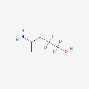 molecular formula C₅H₉D₄NO B1144809 4-Aminopentan-1,1,2,2-d4-1-ol CAS No. 1216666-53-3