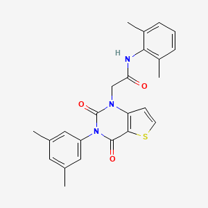 N-(2,6-dimethylphenyl)-2-[3-(3,5-dimethylphenyl)-2,4-dioxo-3,4-dihydrothieno[3,2-d]pyrimidin-1(2H)-yl]acetamide