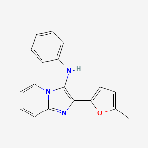 2-(5-methylfuran-2-yl)-N-phenylimidazo[1,2-a]pyridin-3-amine