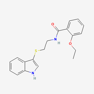 2-ethoxy-N-[2-(1H-indol-3-ylsulfanyl)ethyl]benzamide