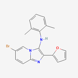 6-bromo-N-(2,6-dimethylphenyl)-2-(furan-2-yl)imidazo[1,2-a]pyridin-3-amine