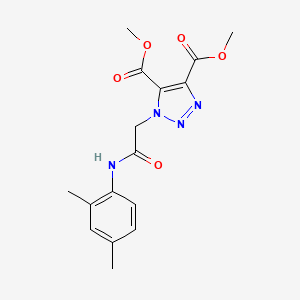 dimethyl 1-{2-[(2,4-dimethylphenyl)amino]-2-oxoethyl}-1H-1,2,3-triazole-4,5-dicarboxylate