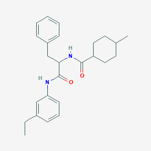 N-(3-ethylphenyl)-Nalpha-[(4-methylcyclohexyl)carbonyl]phenylalaninamide