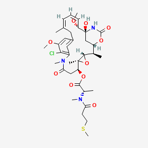 N2'-Deacetyl-N2'-[3-(methylthio)-1-oxopropyl]-maytansine