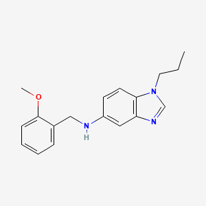 N-(2-methoxybenzyl)-1-propyl-1H-benzimidazol-5-amine