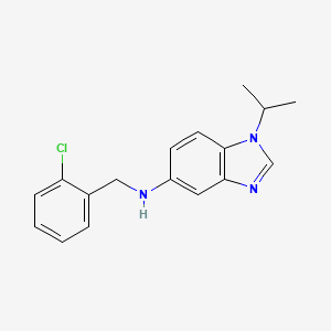 N-(2-chlorobenzyl)-1-(propan-2-yl)-1H-benzimidazol-5-amine