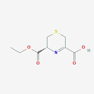 molecular formula C₈H₁₁NO₄S B1144872 (R)-5-(Ethoxycarbonyl)-5,6-dihydro-2H-1,4-thiazine-3-carboxylic acid CAS No. 944115-20-2