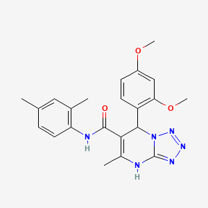 molecular formula C22H24N6O3 B11448790 7-(2,4-dimethoxyphenyl)-N-(2,4-dimethylphenyl)-5-methyl-4,7-dihydrotetrazolo[1,5-a]pyrimidine-6-carboxamide 