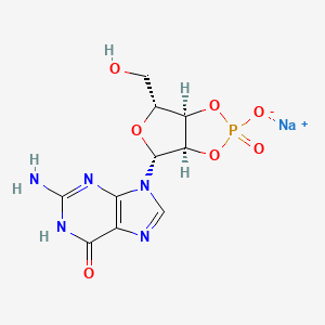 molecular formula C10H12N5O7P B1144882 Guanosine 2',3'-cyclic monophosphate sodium salt CAS No. 15718-49-7