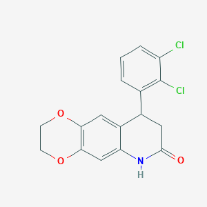 9-(2,3-dichlorophenyl)-2,3,8,9-tetrahydro[1,4]dioxino[2,3-g]quinolin-7(6H)-one