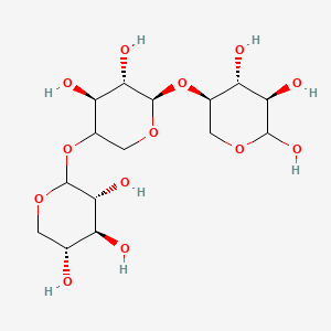 (3R,4S,5R)-2-[(4S,5S,6R)-4,5-dihydroxy-6-[(3R,4R,5R)-4,5,6-trihydroxyoxan-3-yl]oxyoxan-3-yl]oxyoxane-3,4,5-triol