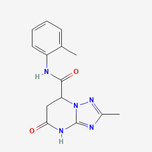 2-methyl-N-(2-methylphenyl)-5-oxo-4,5,6,7-tetrahydro[1,2,4]triazolo[1,5-a]pyrimidine-7-carboxamide