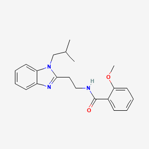 2-methoxy-N-{2-[1-(2-methylpropyl)-1H-benzimidazol-2-yl]ethyl}benzamide