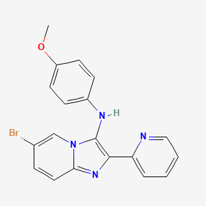 6-bromo-N-(4-methoxyphenyl)-2-(pyridin-2-yl)imidazo[1,2-a]pyridin-3-amine