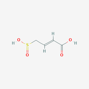 4-Sulfinobut-2-enoic acid