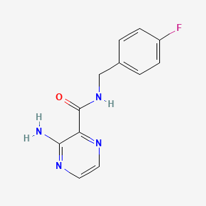 3-amino-N-(4-fluorobenzyl)pyrazine-2-carboxamide