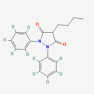 molecular formula C₁₉H₁₀D₁₀N₂O₂ B1144933 苯丁宗（二苯基-d10） CAS No. 1219794-69-0