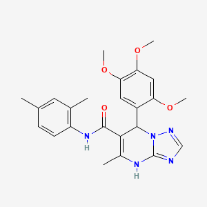 N-(2,4-dimethylphenyl)-5-methyl-7-(2,4,5-trimethoxyphenyl)-4,7-dihydro[1,2,4]triazolo[1,5-a]pyrimidine-6-carboxamide