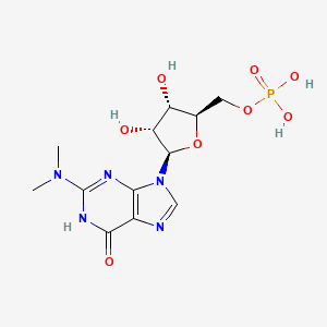 molecular formula C₁₂H₁₈N₅O₈P B1144953 N(2),N(2)-二甲基鸟苷5'-单磷酸 CAS No. 4214-21-5
