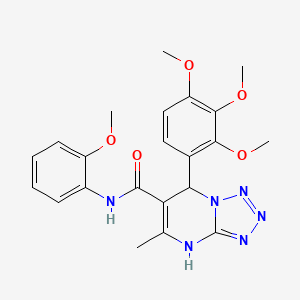 N-(2-methoxyphenyl)-5-methyl-7-(2,3,4-trimethoxyphenyl)-4,7-dihydrotetrazolo[1,5-a]pyrimidine-6-carboxamide