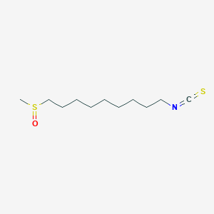 molecular formula C₁₁H₂₁NOS₂ B1144956 1-异硫氰酸酯-9-(甲基亚磺酰基)壬烷 CAS No. 75272-82-1