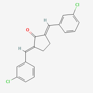 2,5-Bis(3-chlorobenzylidene)cyclopentanone