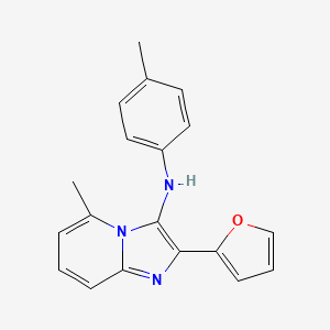 2-(furan-2-yl)-5-methyl-N-(4-methylphenyl)imidazo[1,2-a]pyridin-3-amine