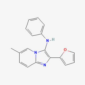 2-(furan-2-yl)-6-methyl-N-phenylimidazo[1,2-a]pyridin-3-amine