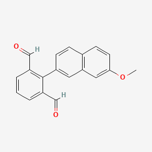 2-(7-Methoxynaphthalen-2-yl)isophthalaldehyde