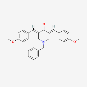 1-Benzyl-3,5-bis-(4-methoxy-benzylidene)-piperidin-4-one