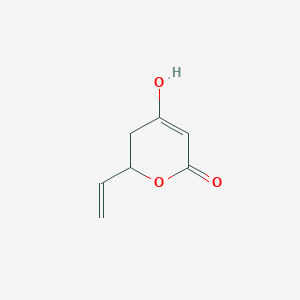 molecular formula C₇H₈O₃ B1144995 4-Hydroxy-6-vinyl-5,6-dihydro-2H-pyran-2-one CAS No. 117081-50-2