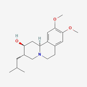 molecular formula C19H29NO3 B1144996 (2S,3S,11bS)-9,10-二甲氧基-3-(2-甲基丙基)-2,3,4,6,7,11b-六氢-1H-苯并[a]喹喔啉-2-醇 CAS No. 164104-49-8