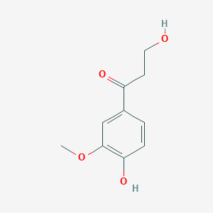 molecular formula C10H12O4 B114500 beta-Hydroxypropiovanillone CAS No. 2196-18-1
