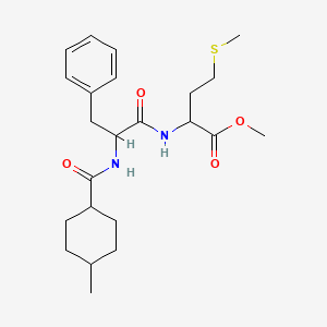 methyl N-[(4-methylcyclohexyl)carbonyl]phenylalanylmethioninate