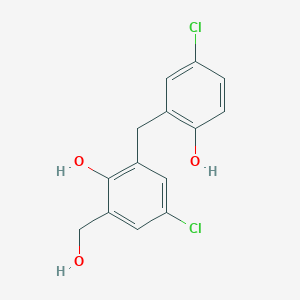 (5-Chloro-3-(5-chloro-2-hydroxybenzyl)-2-hydroxyphenyl)methanol
