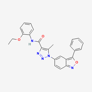 N-(2-ethoxyphenyl)-5-methyl-1-(3-phenyl-2,1-benzoxazol-5-yl)-1H-1,2,3-triazole-4-carboxamide