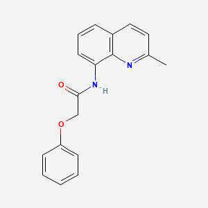 molecular formula C18H16N2O2 B11450161 N-(2-methylquinolin-8-yl)-2-phenoxyacetamide 