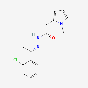 N'-(1-(2-Chlorophenyl)ethylidene)-2-(1-methyl-1H-pyrrol-2-yl)acetohydrazide