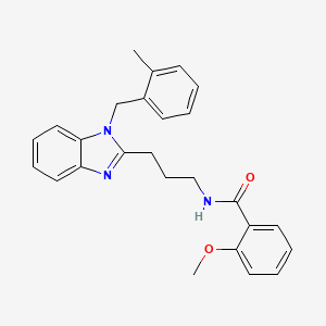 2-methoxy-N-{3-[1-(2-methylbenzyl)-1H-benzimidazol-2-yl]propyl}benzamide