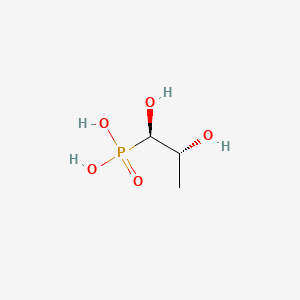 molecular formula C₃H₉O₅P B1145042 1,2-Dihydroxy propylphosphonic acid CAS No. 132125-60-1