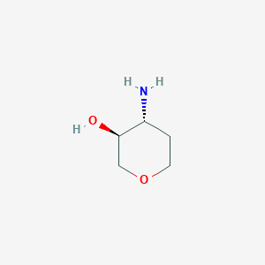 molecular formula C₅H₁₁NO₂ B1145043 (3S,4R)-4-Aminotetrahydro-2H-pyran-3-ol CAS No. 215940-92-4