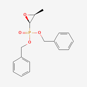 molecular formula C₁₇H₁₉O₄P B1145044 dibenzyl ((2R,3S)-3-methyloxiran-2-yl)phosphonate CAS No. 25992-27-2