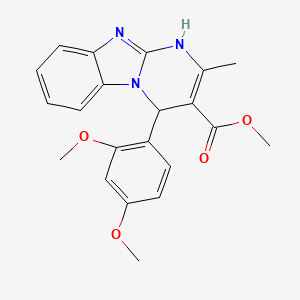 Methyl 4-(2,4-dimethoxyphenyl)-2-methyl-1,4-dihydropyrimido[1,2-a]benzimidazole-3-carboxylate