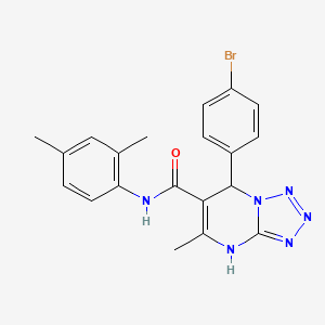 molecular formula C20H19BrN6O B11450765 7-(4-bromophenyl)-N-(2,4-dimethylphenyl)-5-methyl-4,7-dihydrotetrazolo[1,5-a]pyrimidine-6-carboxamide 