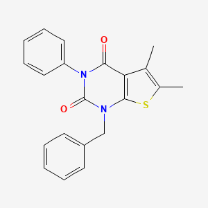 1-benzyl-5,6-dimethyl-3-phenylthieno[2,3-d]pyrimidine-2,4(1H,3H)-dione