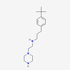 N-{3-[4-(tert-butyl)phenyl]propyl}-N-(2-piperazinoethyl)amine