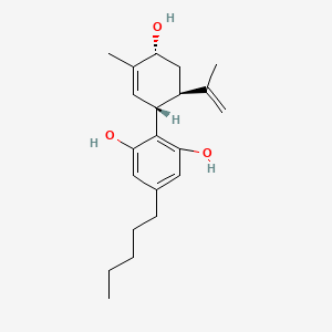 molecular formula C₂₁H₃₀O₃ B1145095 6beta-Hydroxycannabidiol CAS No. 59888-03-8