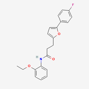 N-(2-ethoxyphenyl)-3-[5-(4-fluorophenyl)furan-2-yl]propanamide