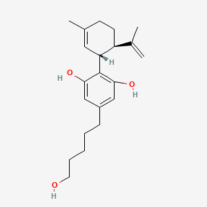molecular formula C₂₁H₃₀O₃ B1145096 5''-Hydroxycannabidiol CAS No. 53413-28-8